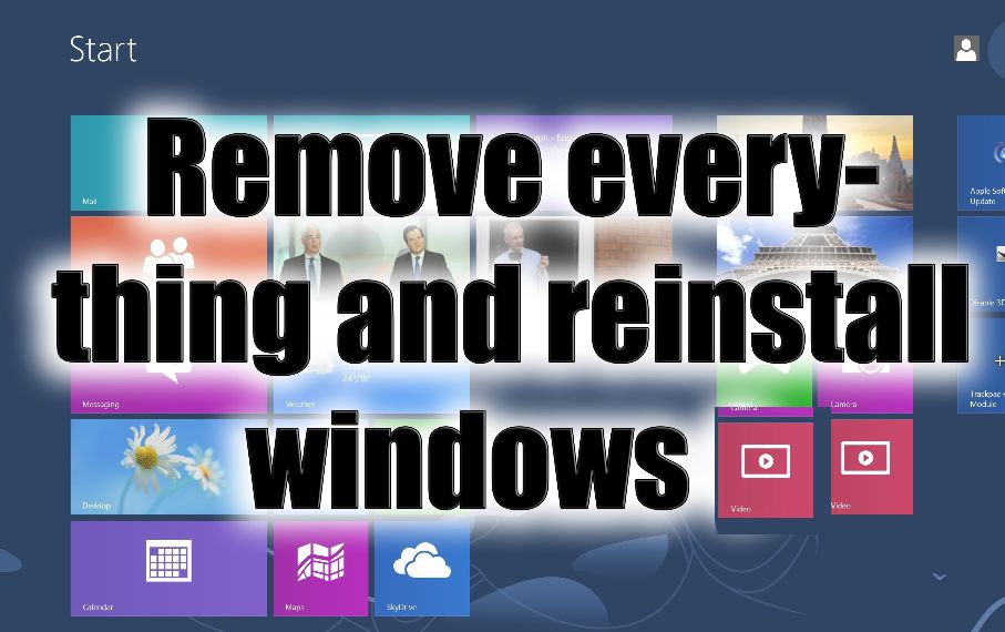 reinstall windows