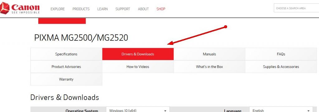 download install canon printer drivers for windows 10 64 bit